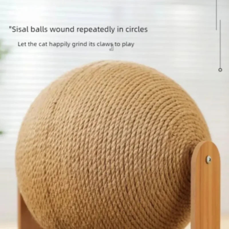 Wooden Cat Scratch Toy