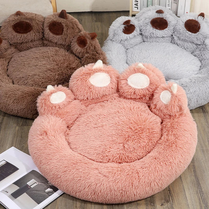 Fluffy Bear Paw Bed