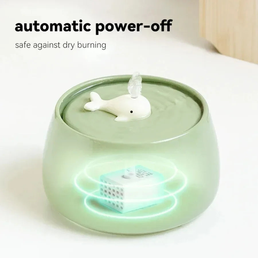 Ceramic Cats Water Fountain