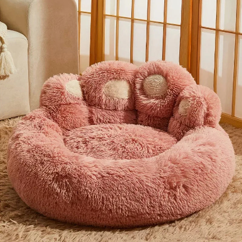 Fluffy Bear Paw Bed