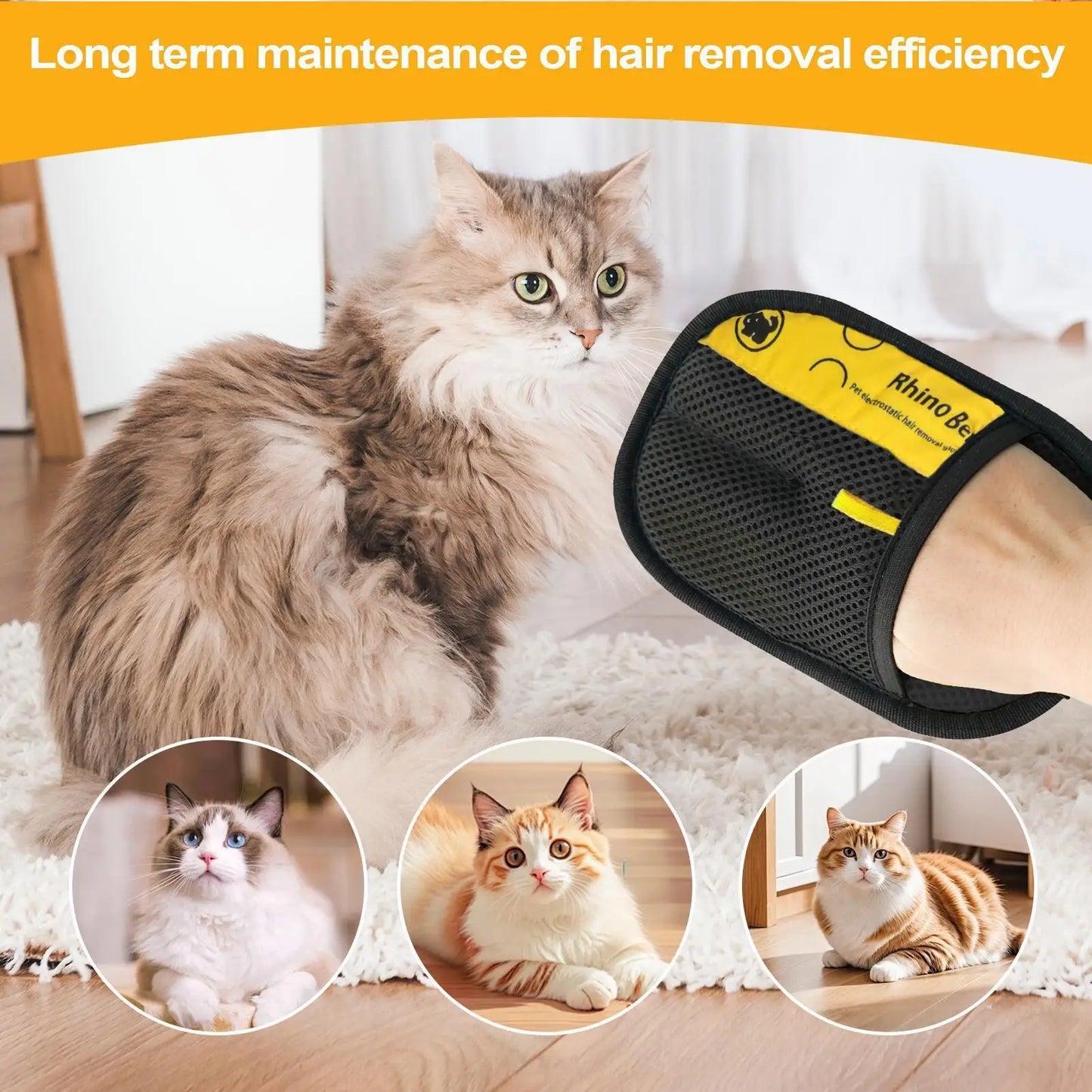 Cat Grooming Massage Glove