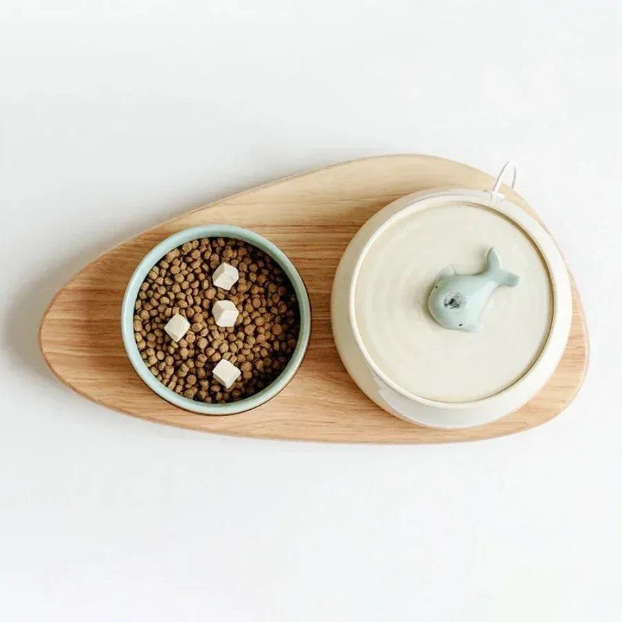 Ceramic Cats Water Fountain