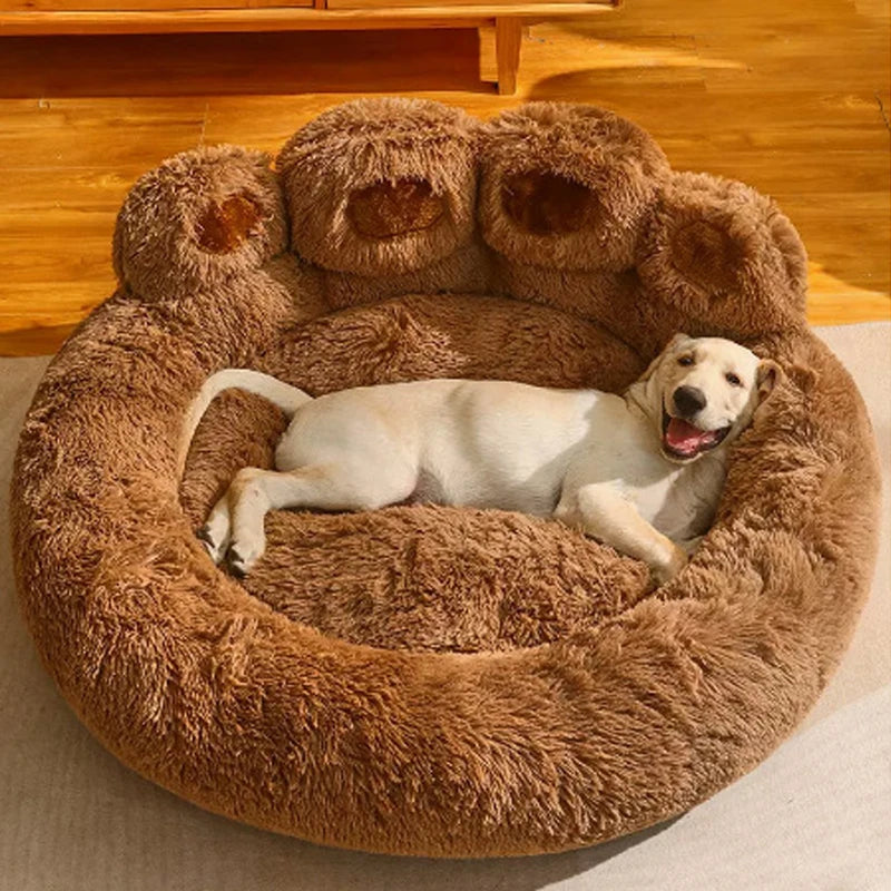 Fluffy Bear Paw Bed