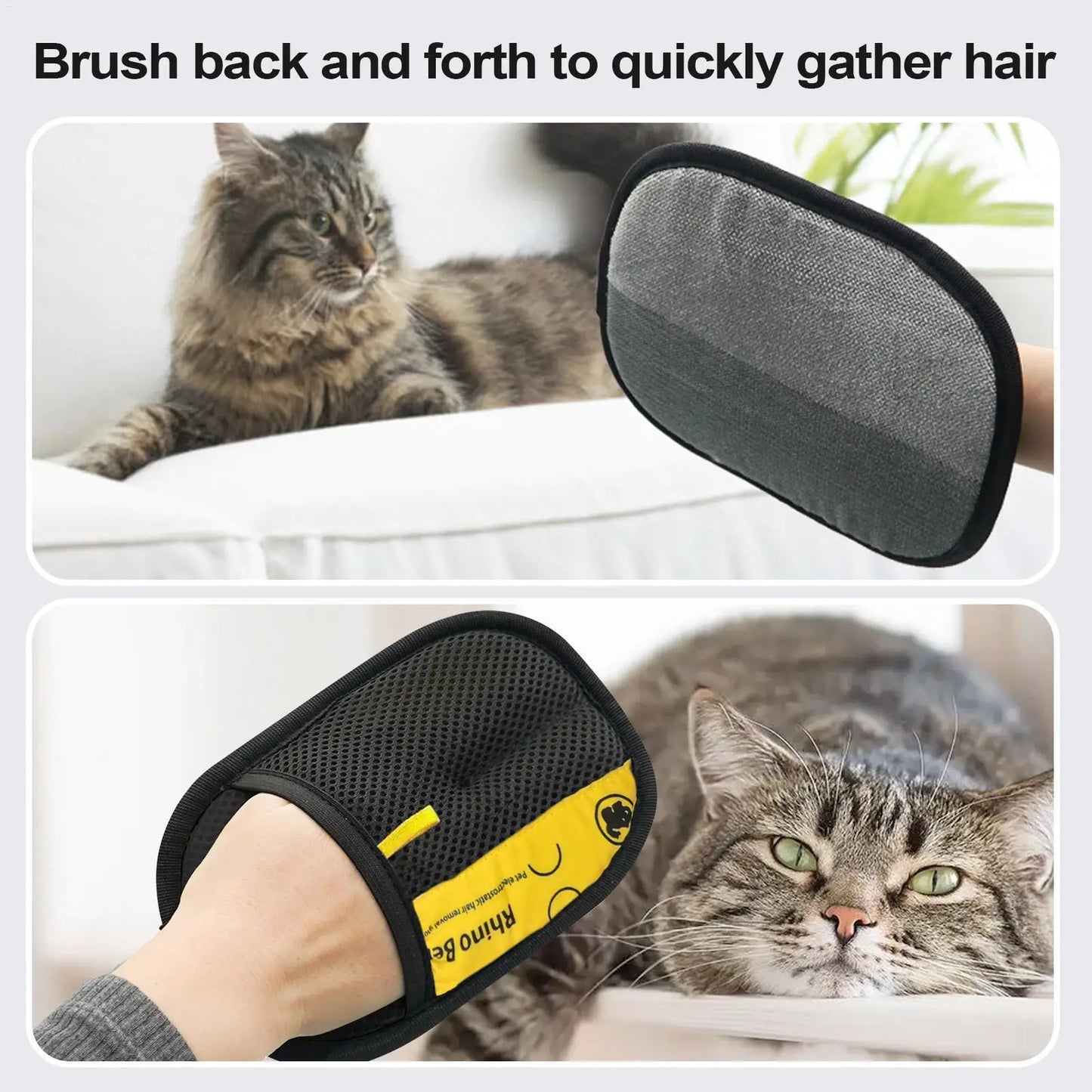 Cat Grooming Massage Glove